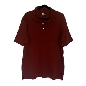 Lands End burnt orange short sleeve polo size XL
